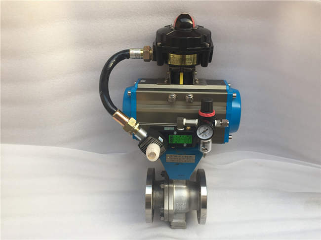 氣動V型調節球閥實物圖.jpg 氣動V型調節球閥實物圖.jpg